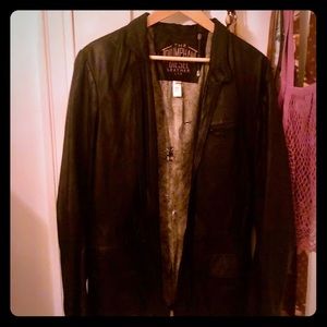 Diesel Men’s Leather Jacket / Blazer